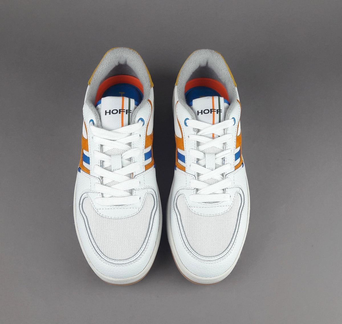 Hoff Sneakers Uomo Metro Shinjuku Pelle Tela Bianco