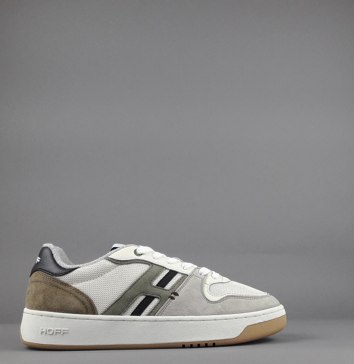 Hoff Sneakers Uomo Metro Sumare Camoscio Tela Grigio Chiaro