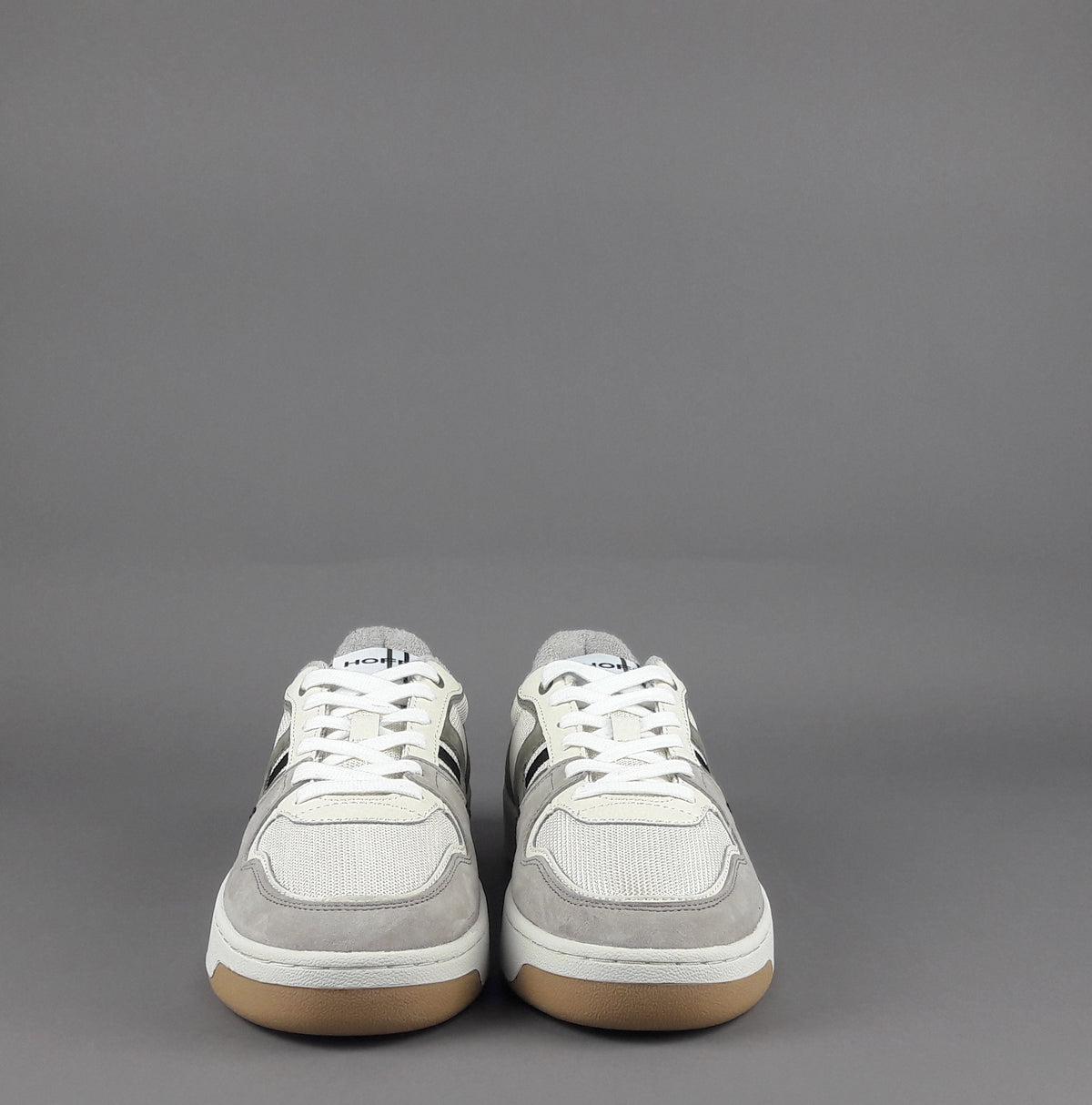 Hoff Sneakers Uomo Metro Sumare Camoscio Tela Grigio Chiaro