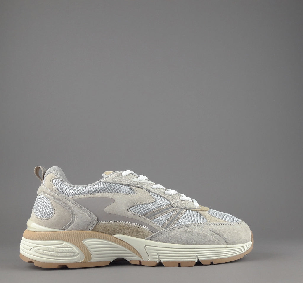 Hoff Sneakers Uomo State California Camoscio Tela Beige Opaco