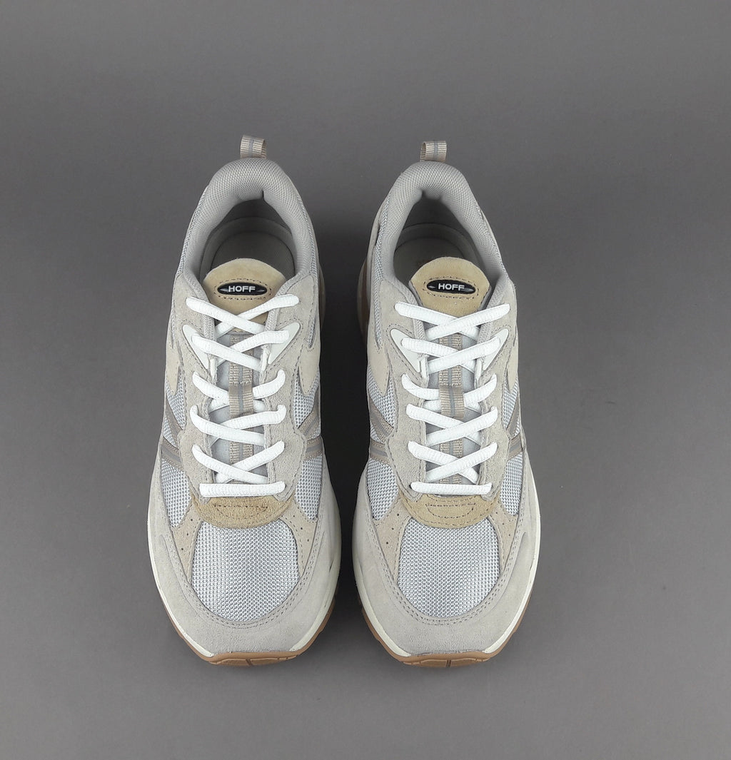 Hoff Sneakers Uomo State California Camoscio Tela Beige Opaco