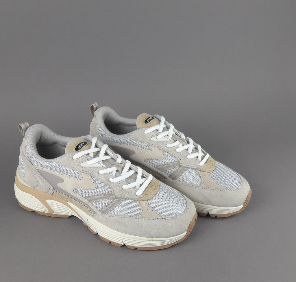 Hoff Sneakers Uomo State California Camoscio Tela Beige Opaco