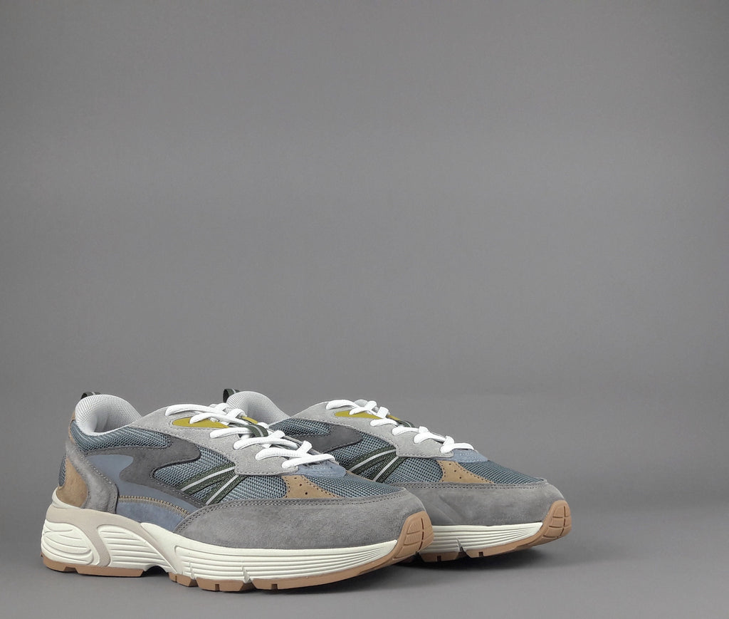 Hoff Sneakers Uomo State Delaware Camoscio Tela Avion Chiaro