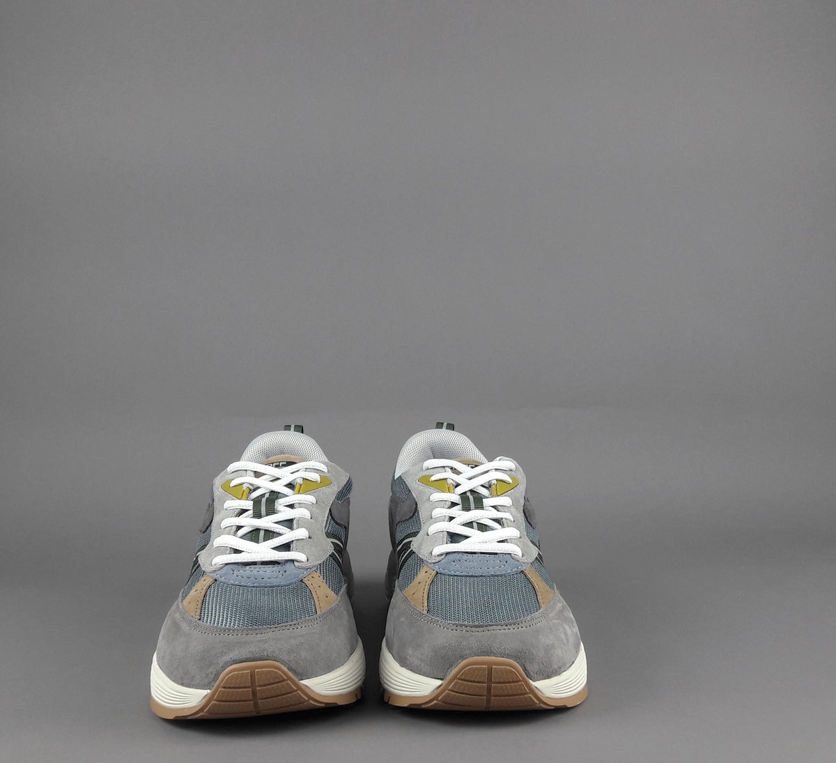 Hoff Sneakers Uomo State Delaware Camoscio Tela Avion Chiaro