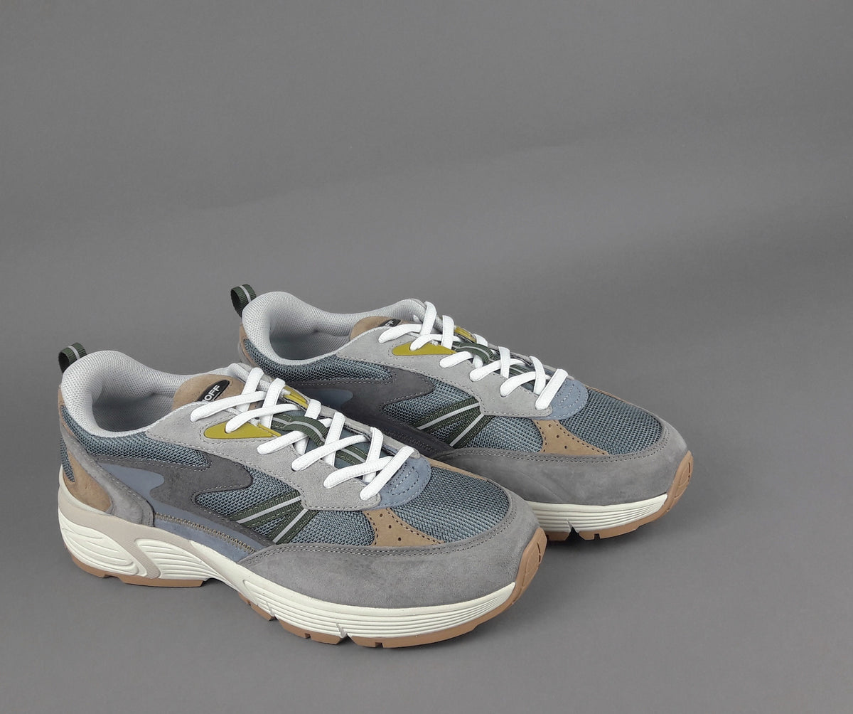 Hoff Sneakers Uomo State Delaware Camoscio Tela Avion Chiaro