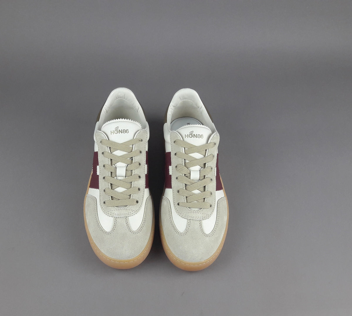 Hogan Cool Uomo Camoscio Pelle Bianco