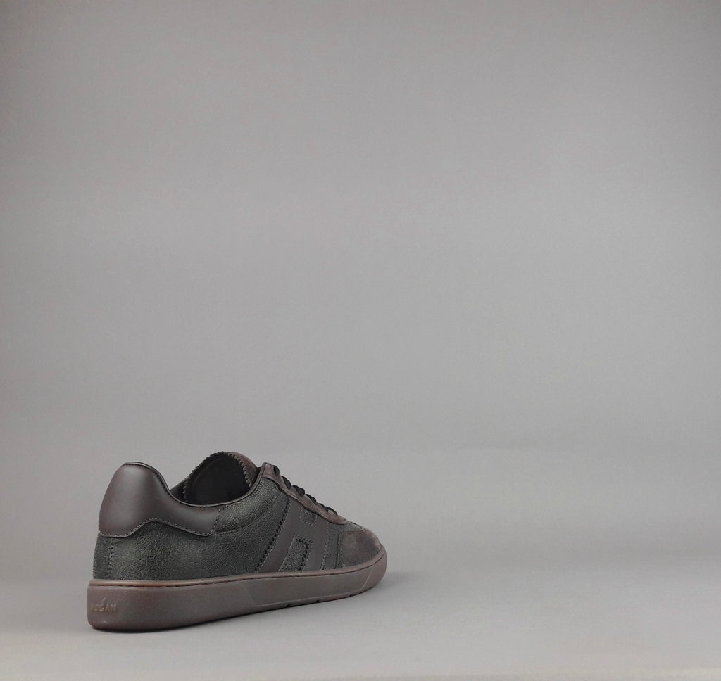 Hogan Cool Uomo Camoscio Pelle Marrone Scuro