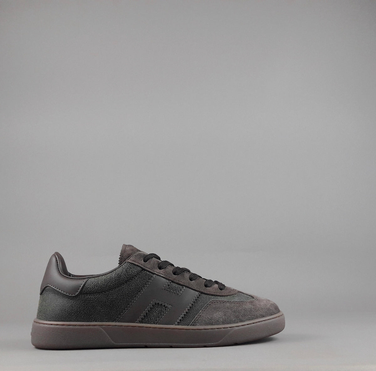 Hogan Cool Uomo Camoscio Pelle Marrone Scuro
