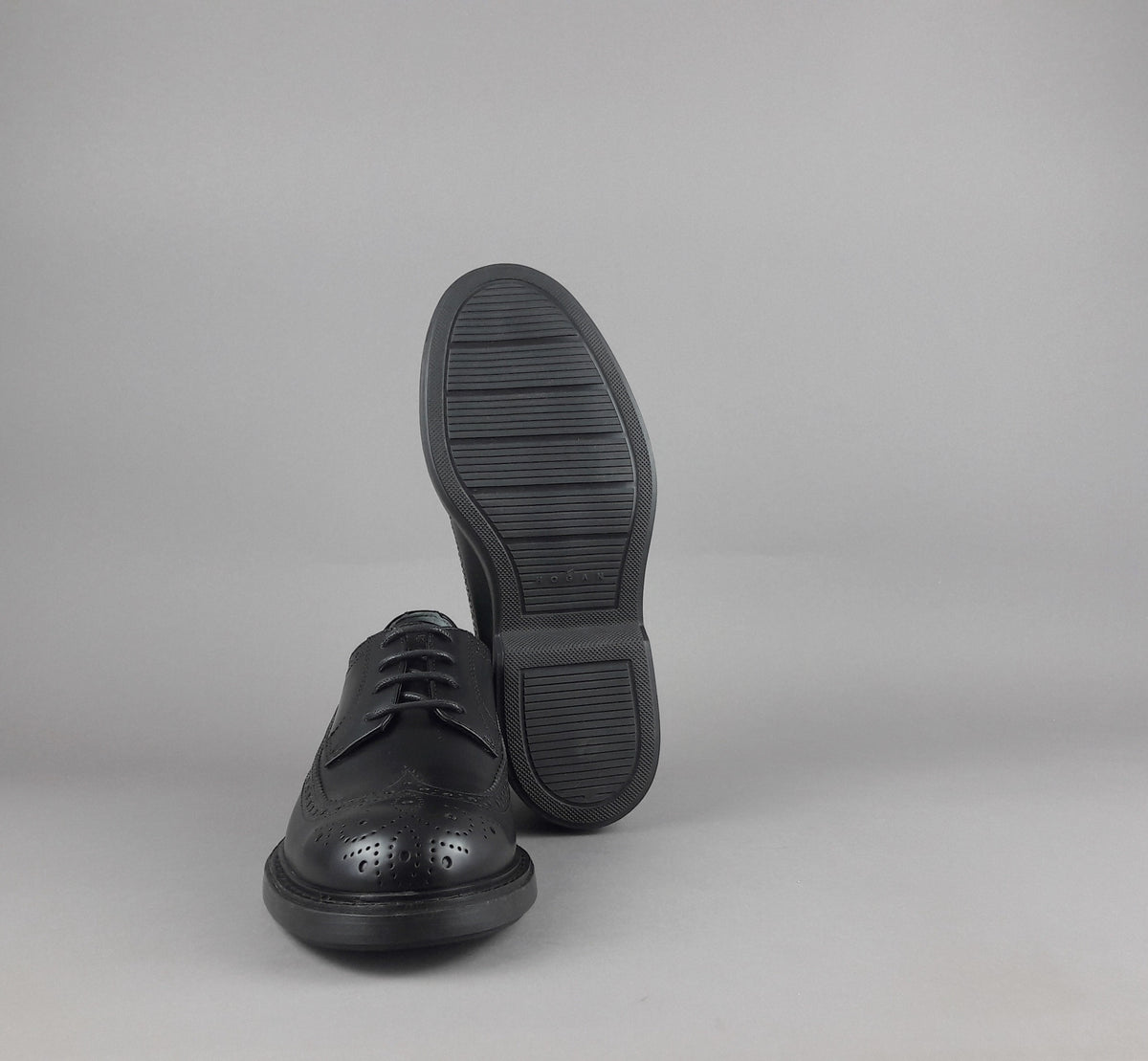 Hogan Derby H704 Uomo Pelle Nero