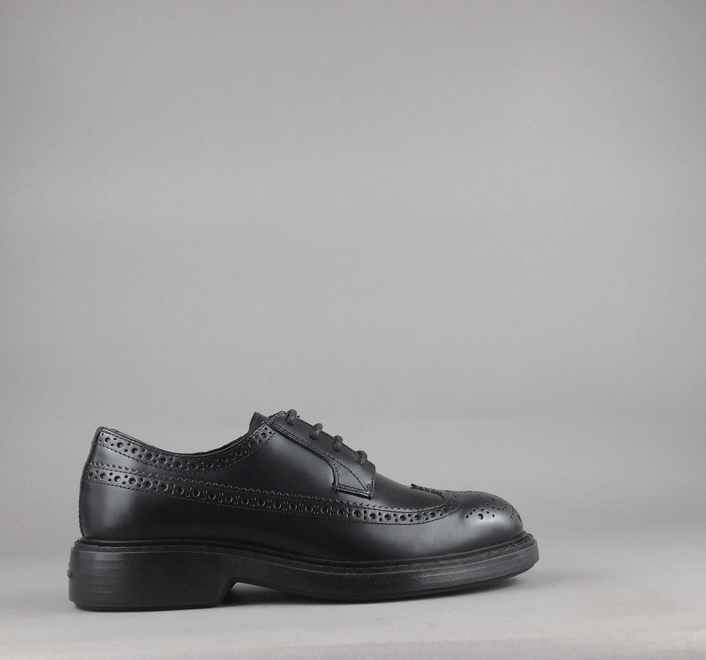 Hogan Derby H704 Uomo Pelle Nero