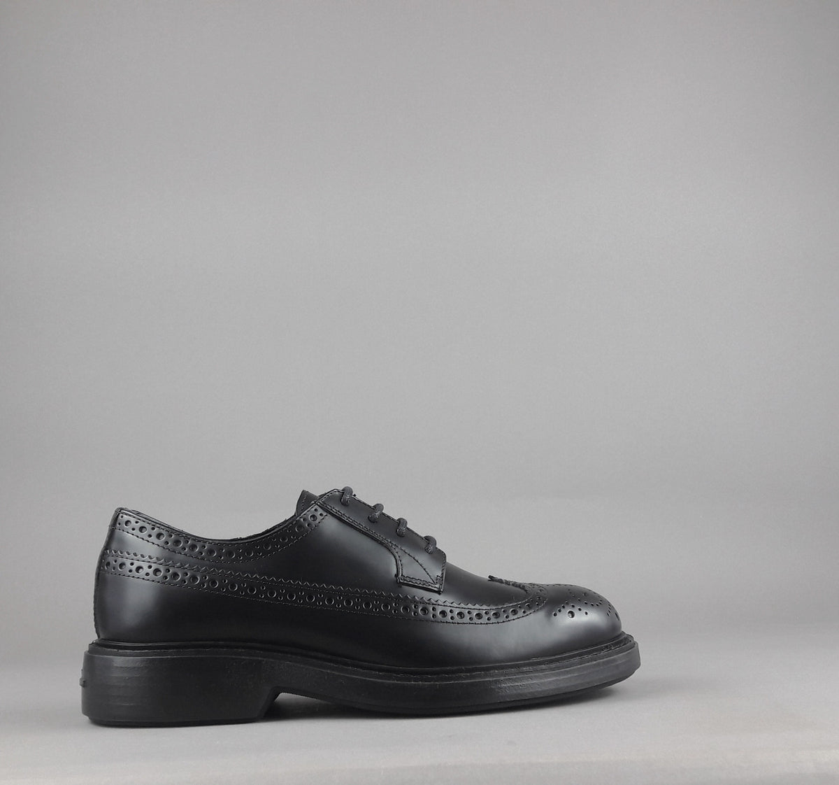 Hogan Derby H704 Uomo Pelle Nero