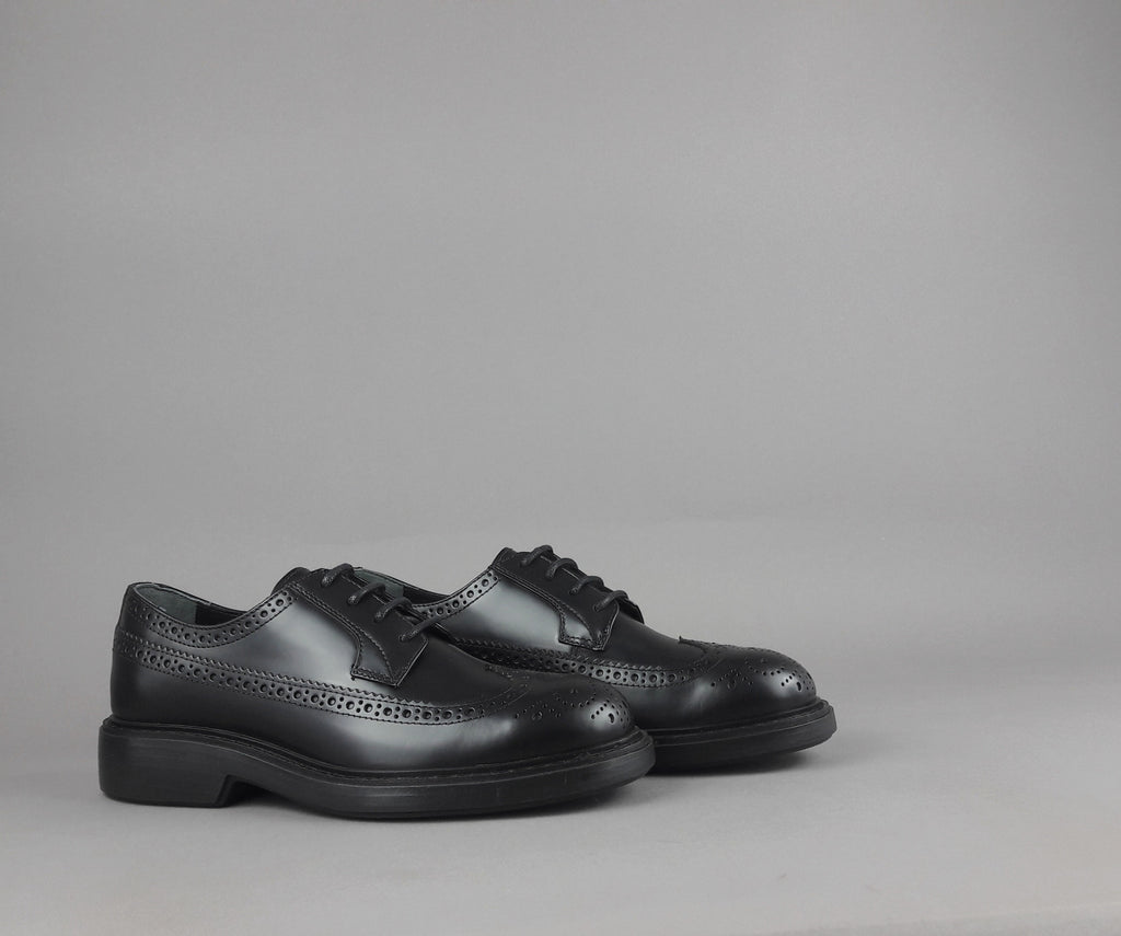Hogan Derby H704 Uomo Pelle Nero