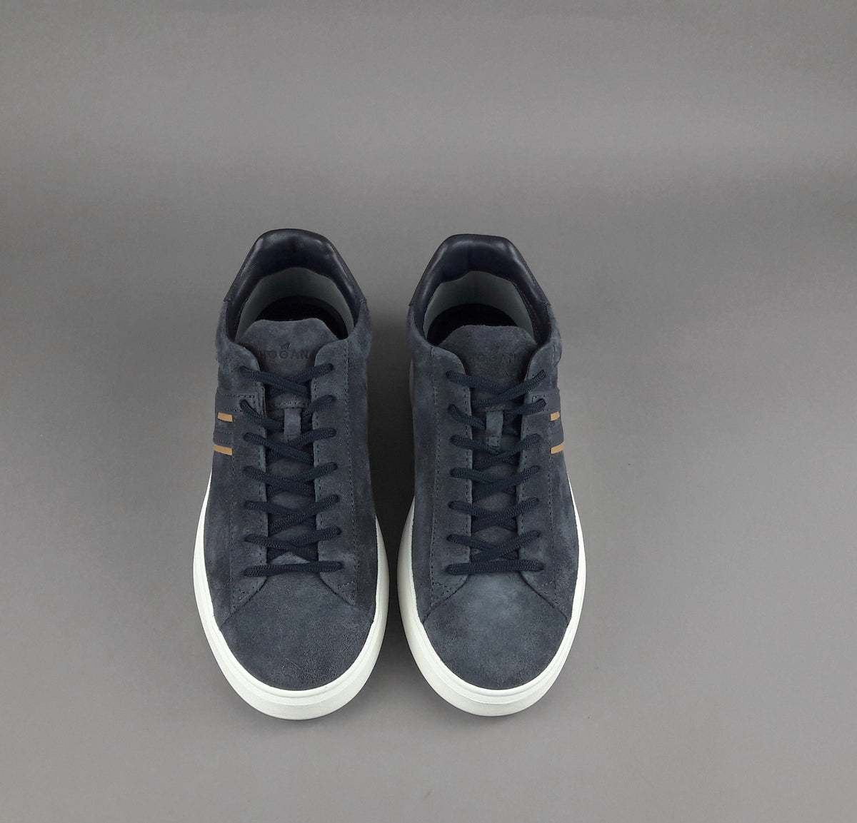 Hogan H580 Uomo Camoscio Blu Scuro