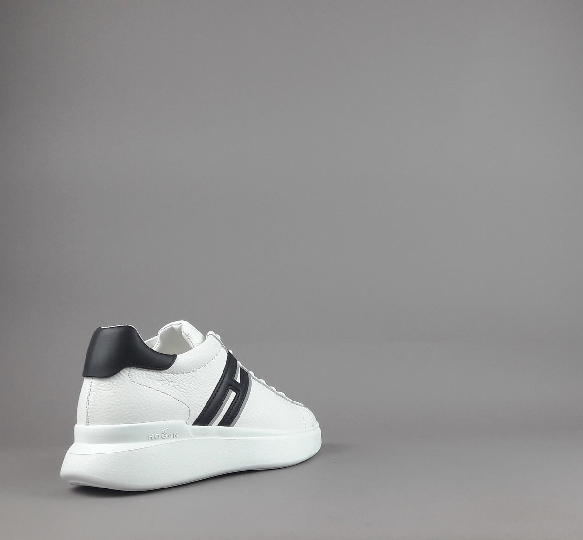 Hogan H580 Uomo Pelle Bianco H Lunga