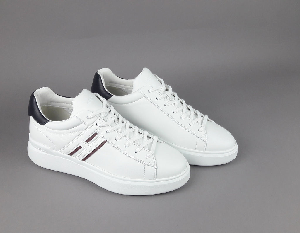 Hogan H580 Uomo Pelle Bianco H Lunga