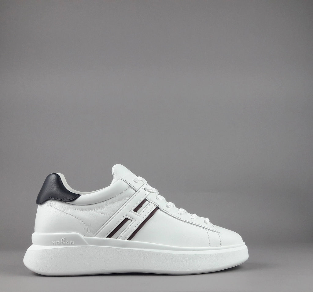 Hogan H580 Uomo Pelle Bianco H Lunga