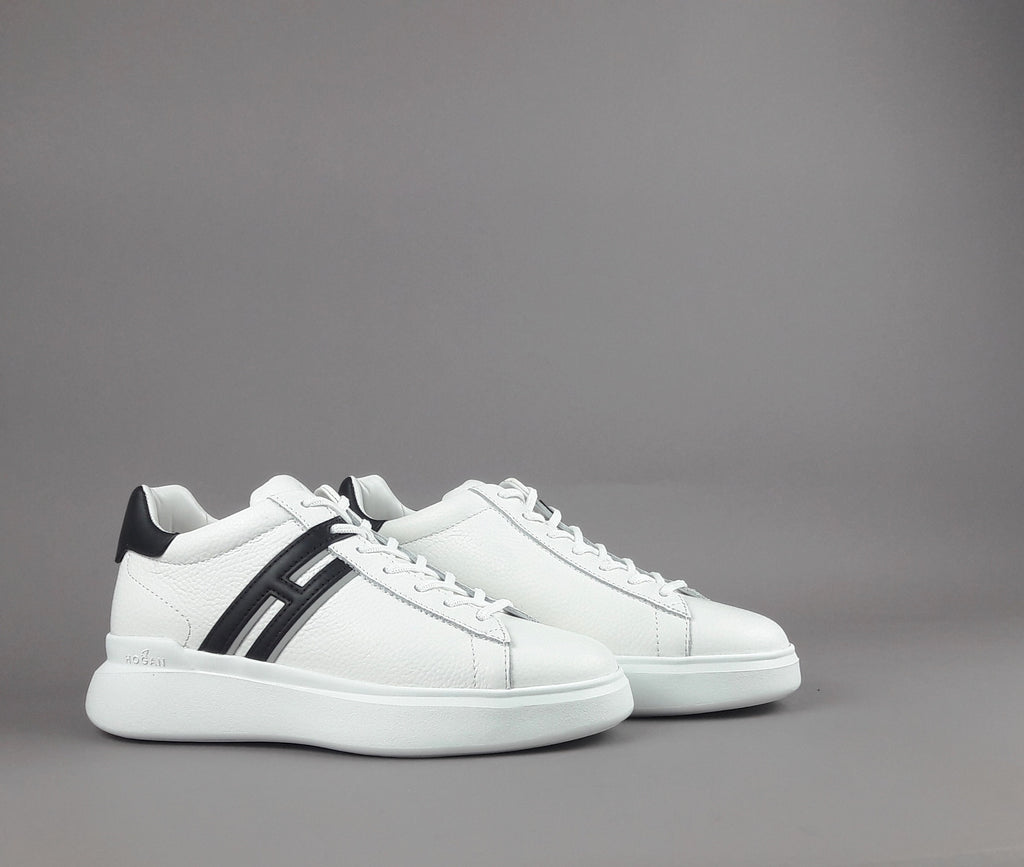 Hogan H580 Uomo Pelle Bianco H Lunga
