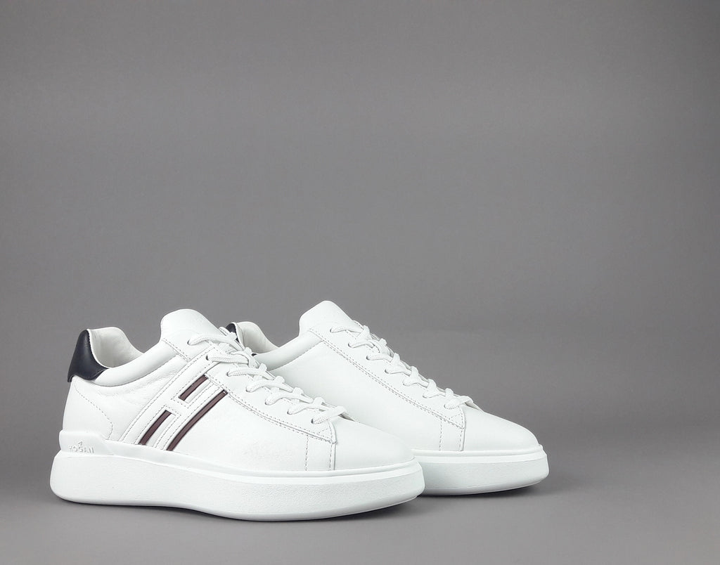 Hogan H580 Uomo Pelle Bianco H Lunga