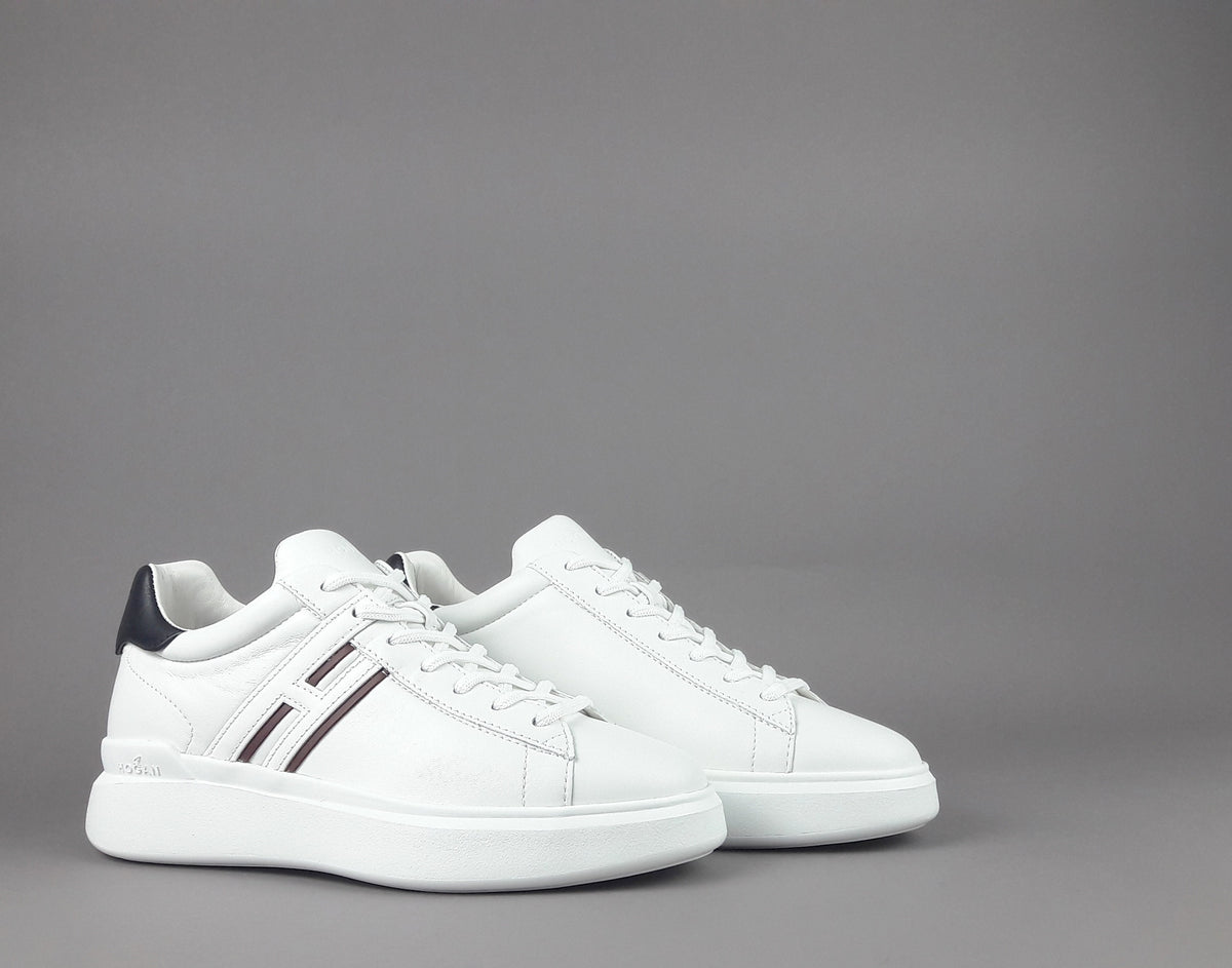 Hogan H580 Uomo Pelle Bianco H Lunga
