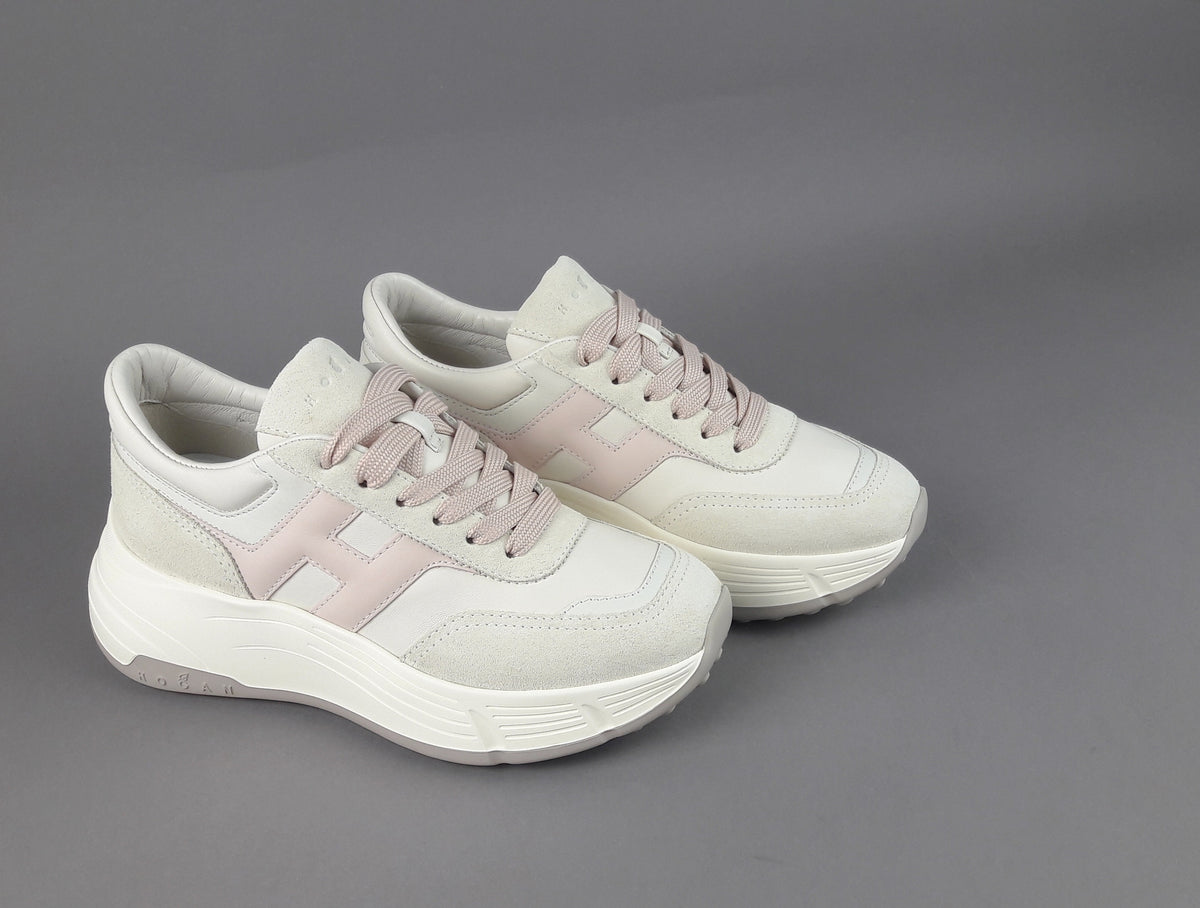 Hogan H669 Donna Camoscio Pelle Avorio H Cucita