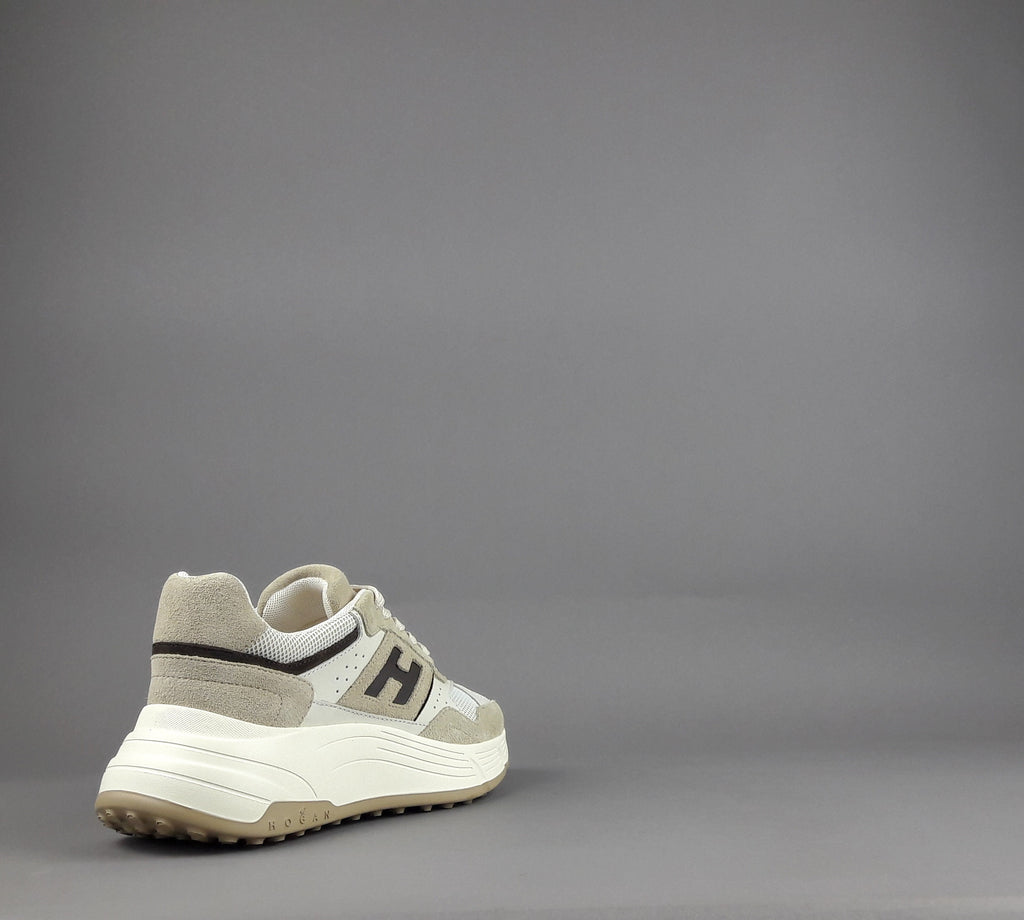 Hogan H669 Donna Camoscio Tela Beige