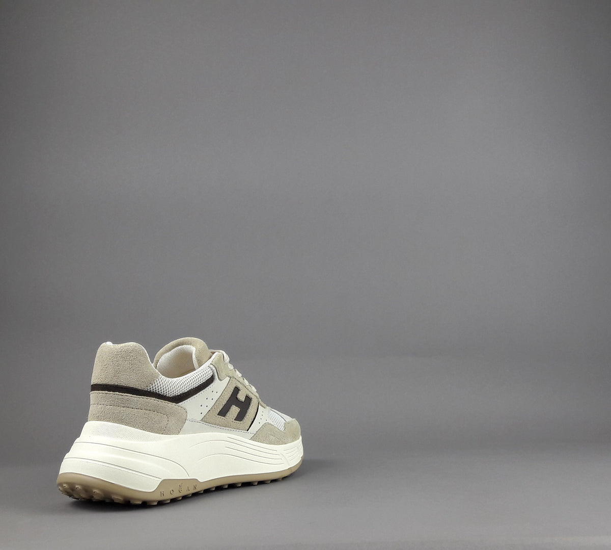 Hogan H669 Donna Camoscio Tela Beige