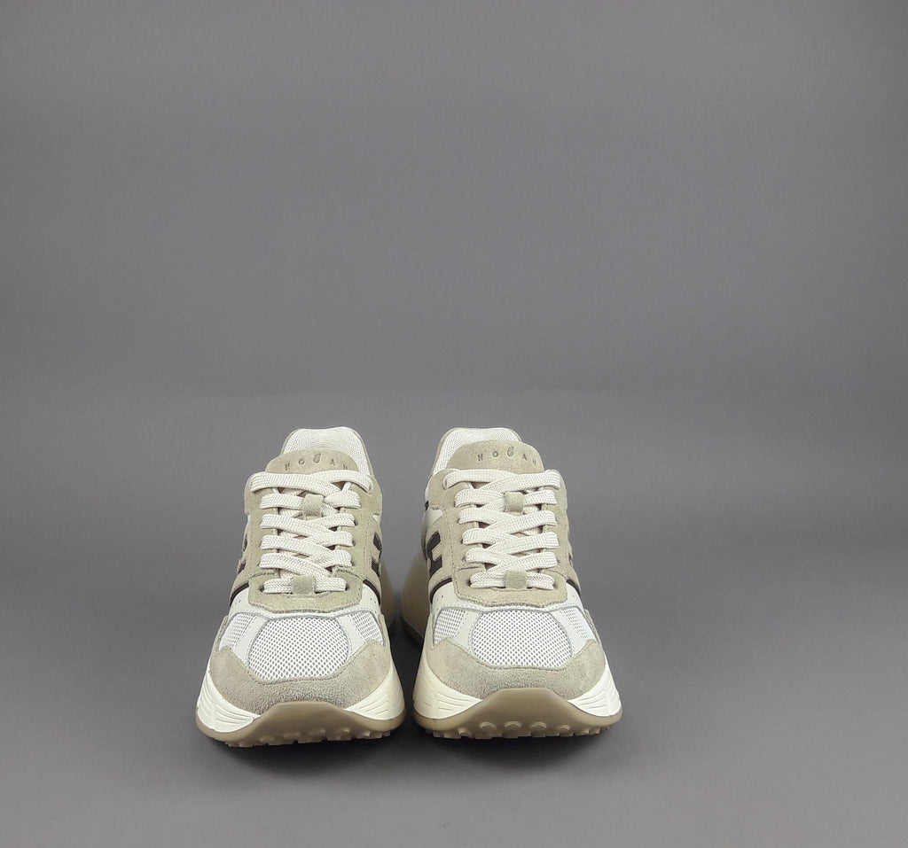 Hogan H669 Donna Camoscio Tela Beige