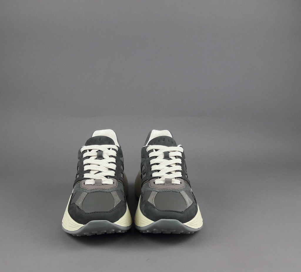 Hogan H669 Donna Nabuk Camoscio Grigio Scuro