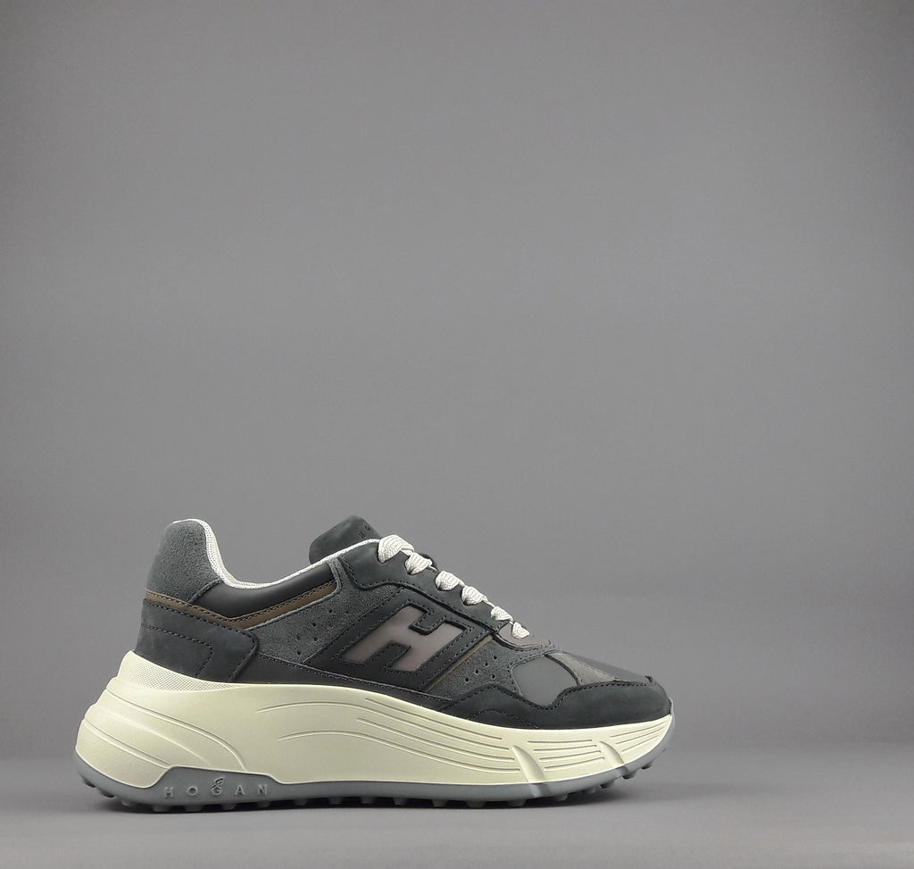 Hogan H669 Donna Nabuk Camoscio Grigio Scuro