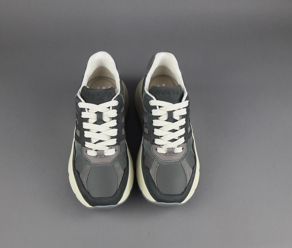 Hogan H669 Donna Nabuk Camoscio Grigio Scuro