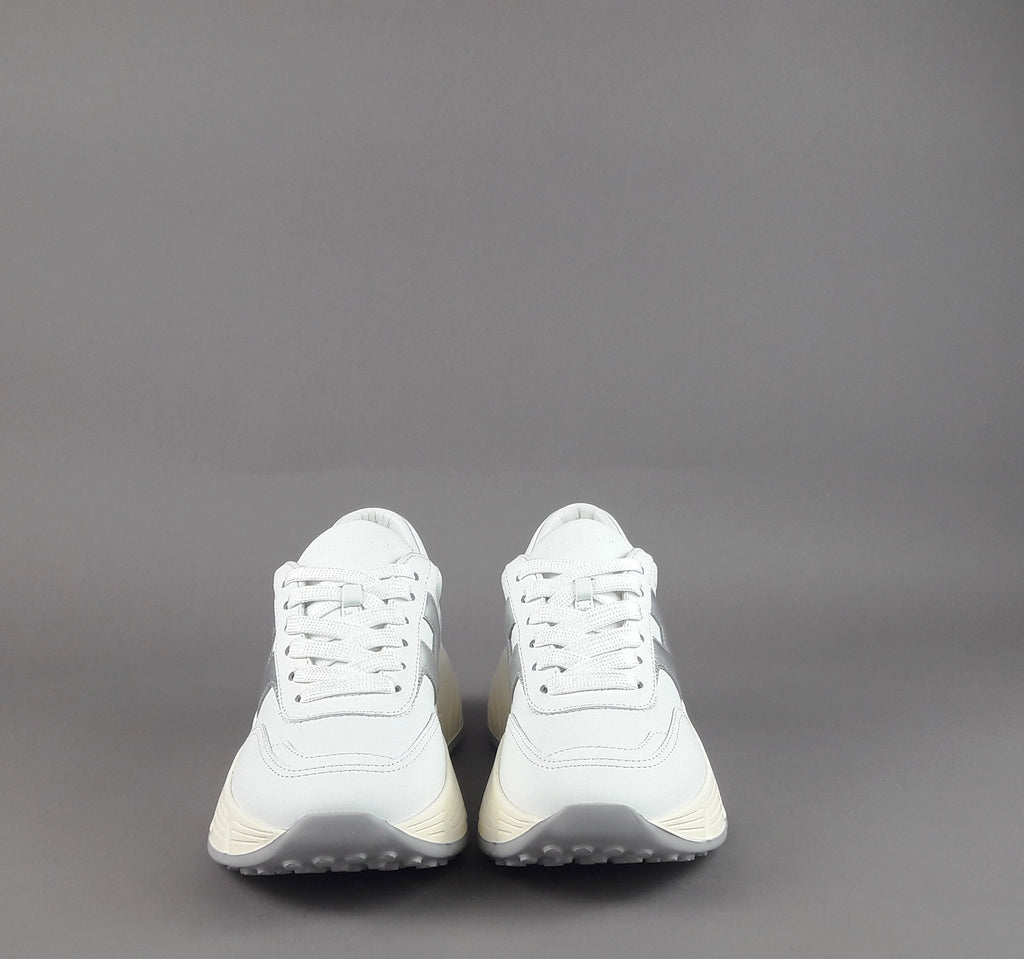 Hogan H669 Donna Pelle Bianco H Argento