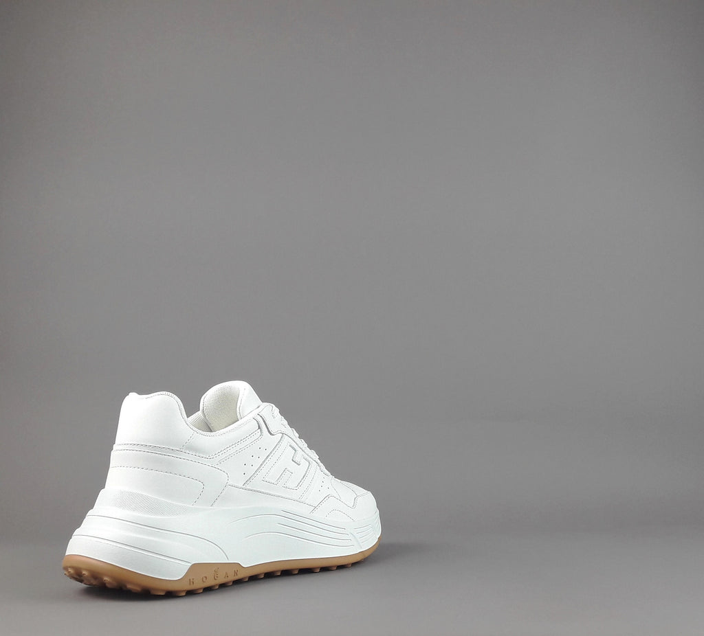 Hogan H669 Donna Pelle Bianco H Cucita