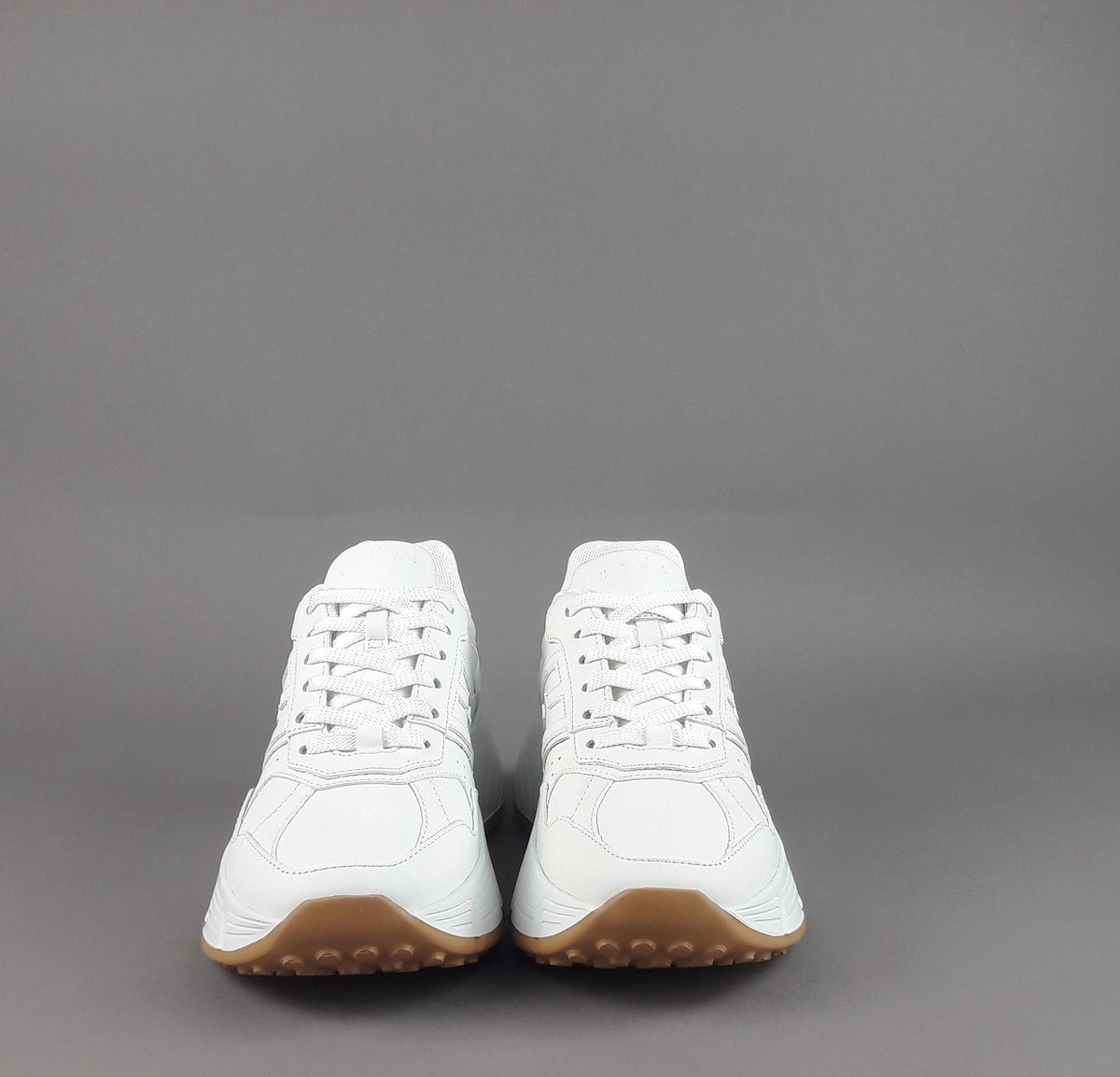 Hogan H669 Donna Pelle Bianco H Cucita