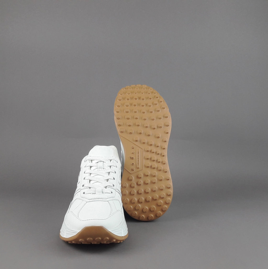 Hogan H669 Donna Pelle Bianco H Cucita