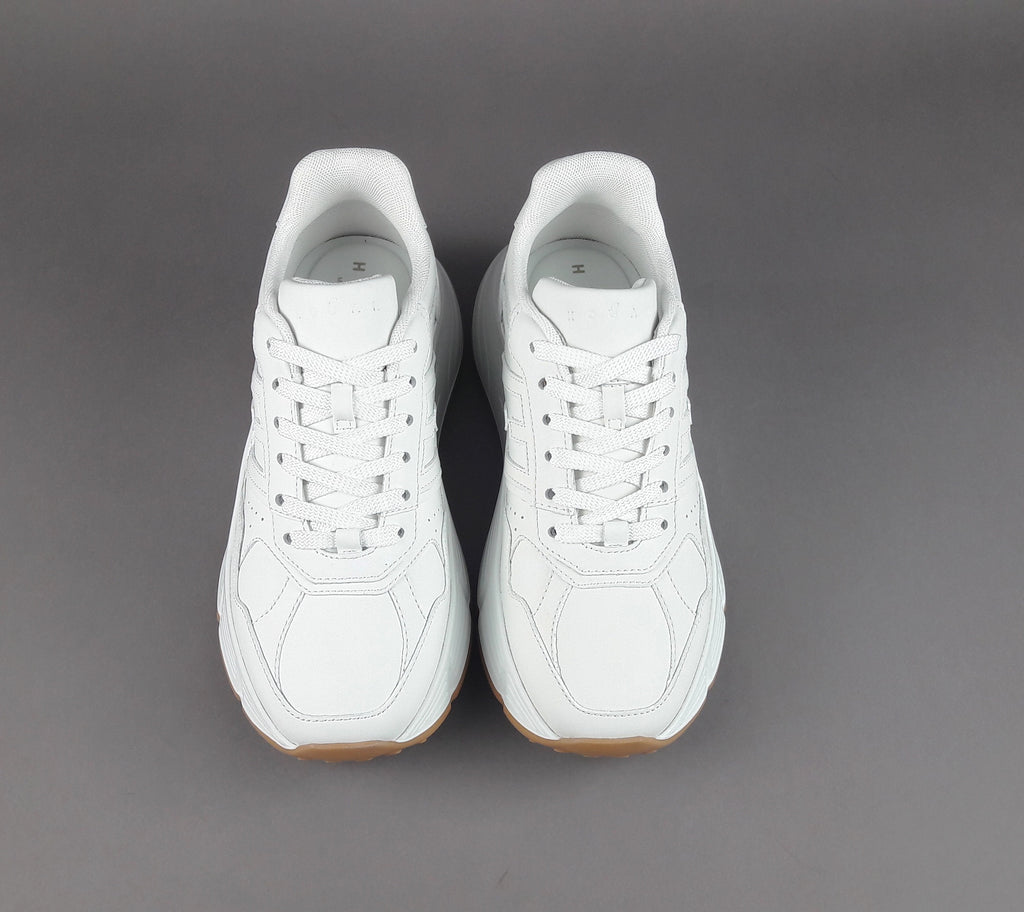 Hogan H669 Donna Pelle Bianco H Cucita