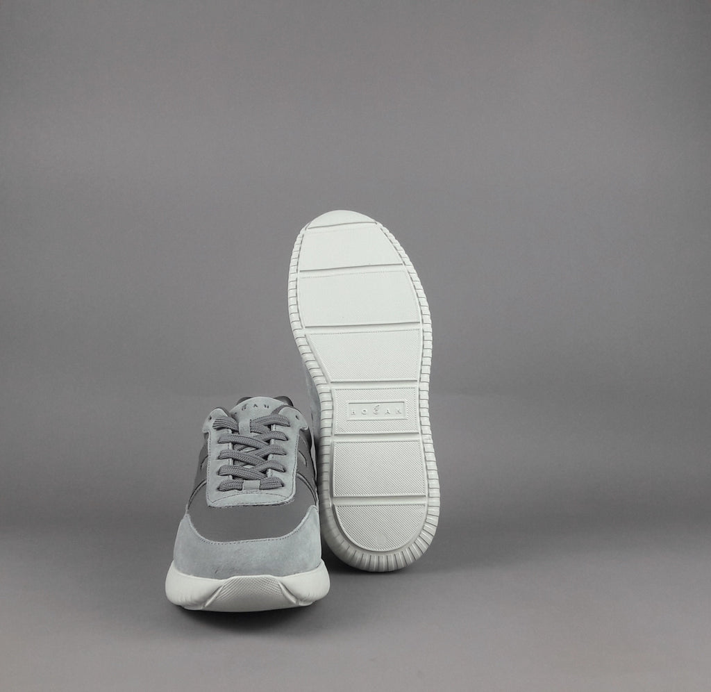 Hogan H709 Uomo Camoscio Pelle Grigio