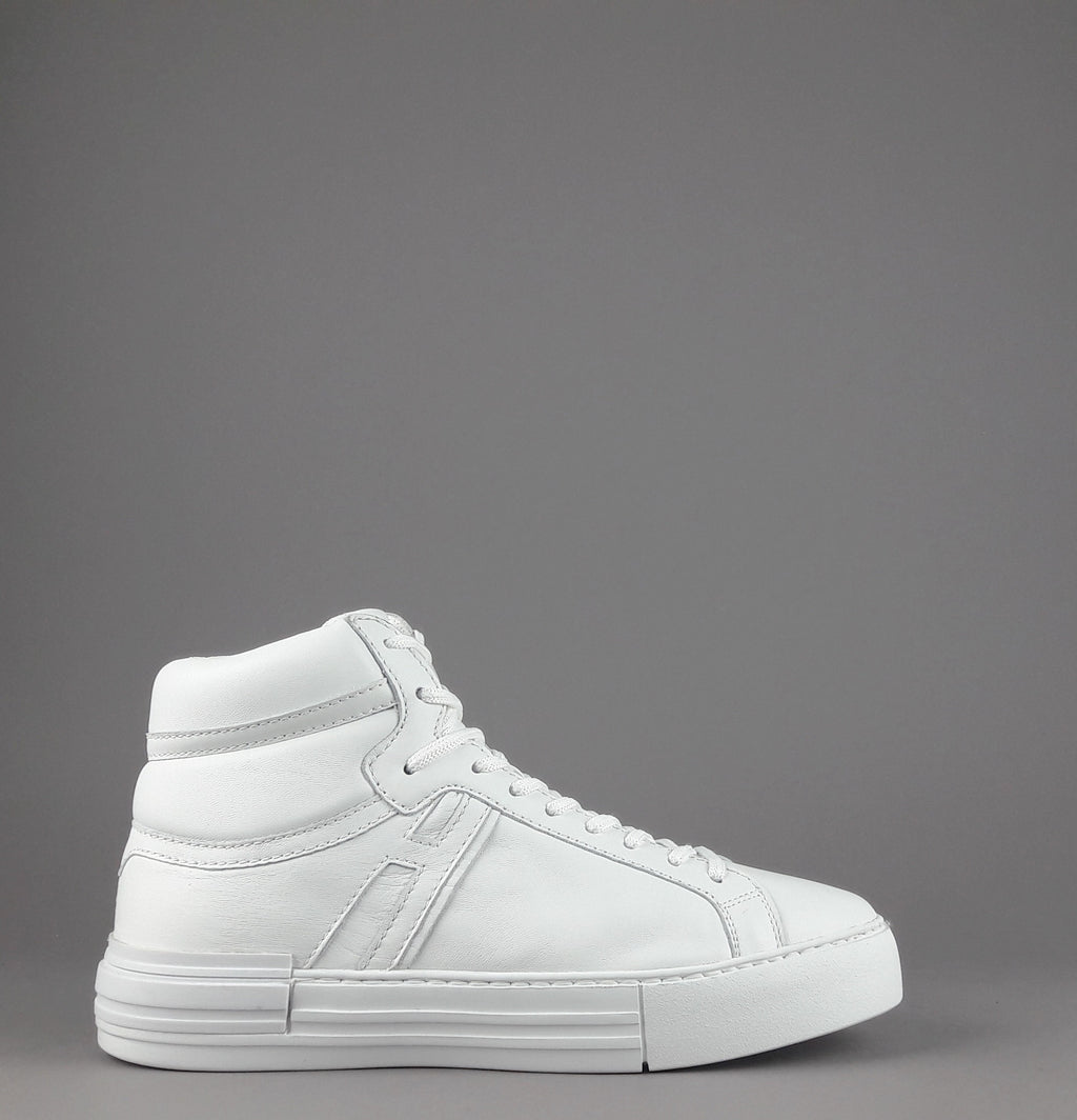 Hogan Hi-Top Rebel Uomo Pelle Nappa Bianco H Lunga