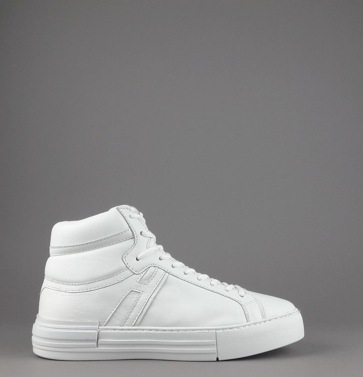 Hogan Hi-Top Rebel Uomo Pelle Nappa Bianco H Lunga