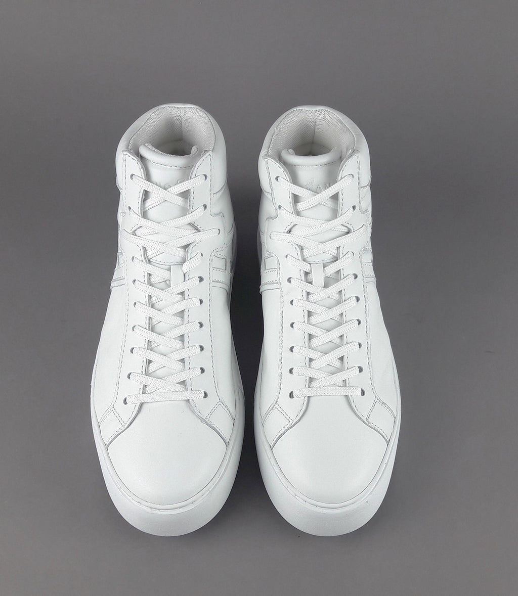 Hogan Hi-Top Rebel Uomo Pelle Nappa Bianco H Lunga