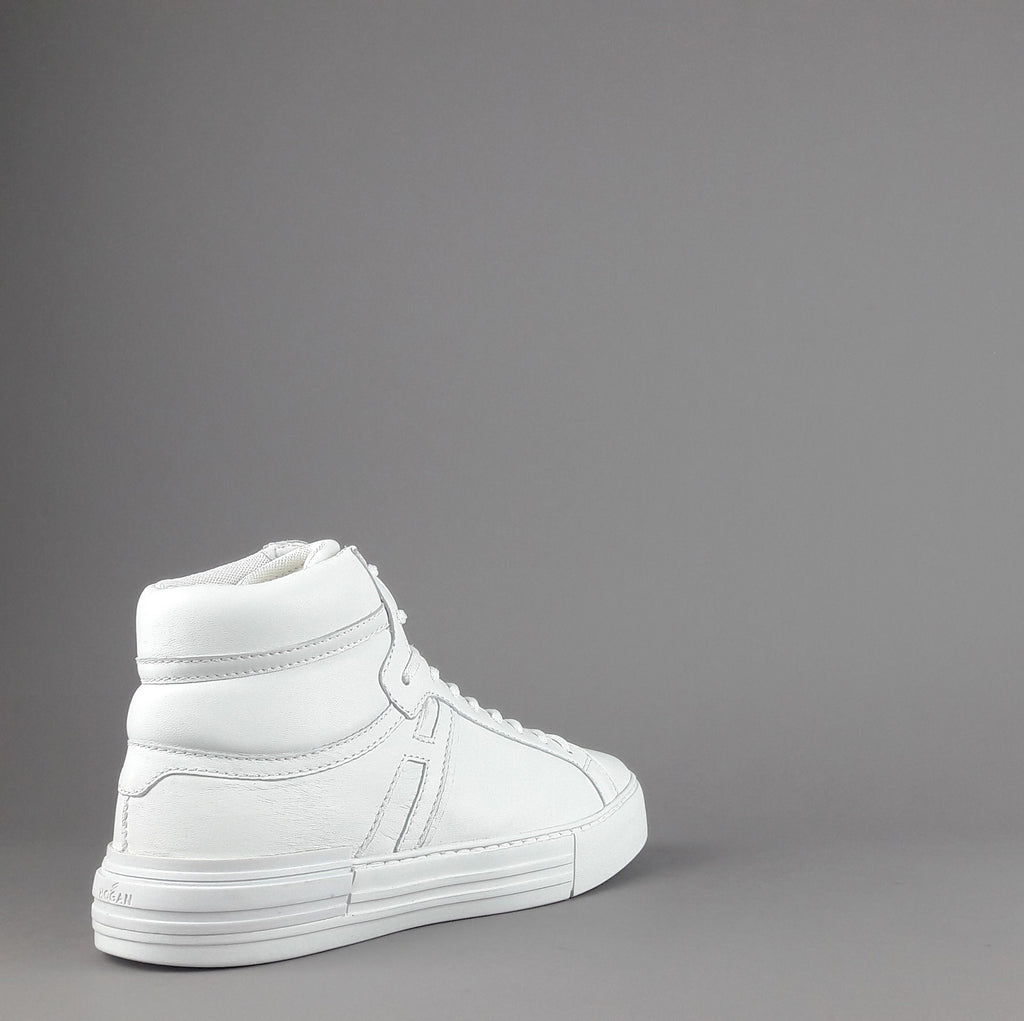 Hogan Hi-Top Rebel Uomo Pelle Nappa Bianco H Lunga