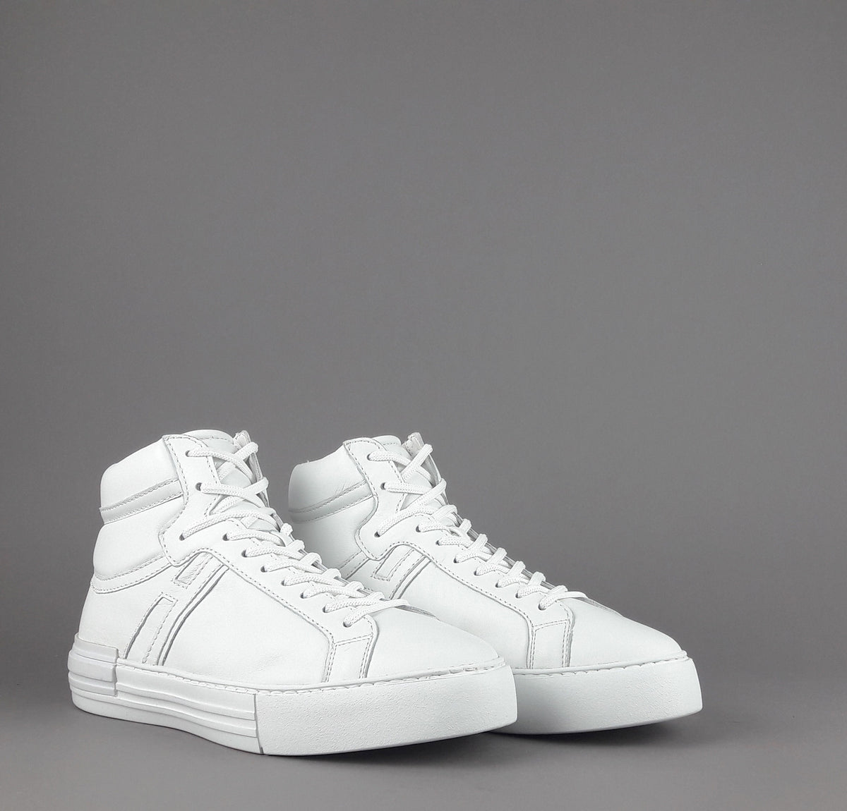 Hogan Hi-Top Rebel Uomo Pelle Nappa Bianco H Lunga