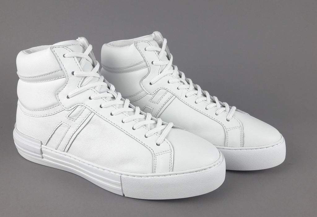 Hogan Hi-Top Rebel Uomo Pelle Nappa Bianco H Lunga