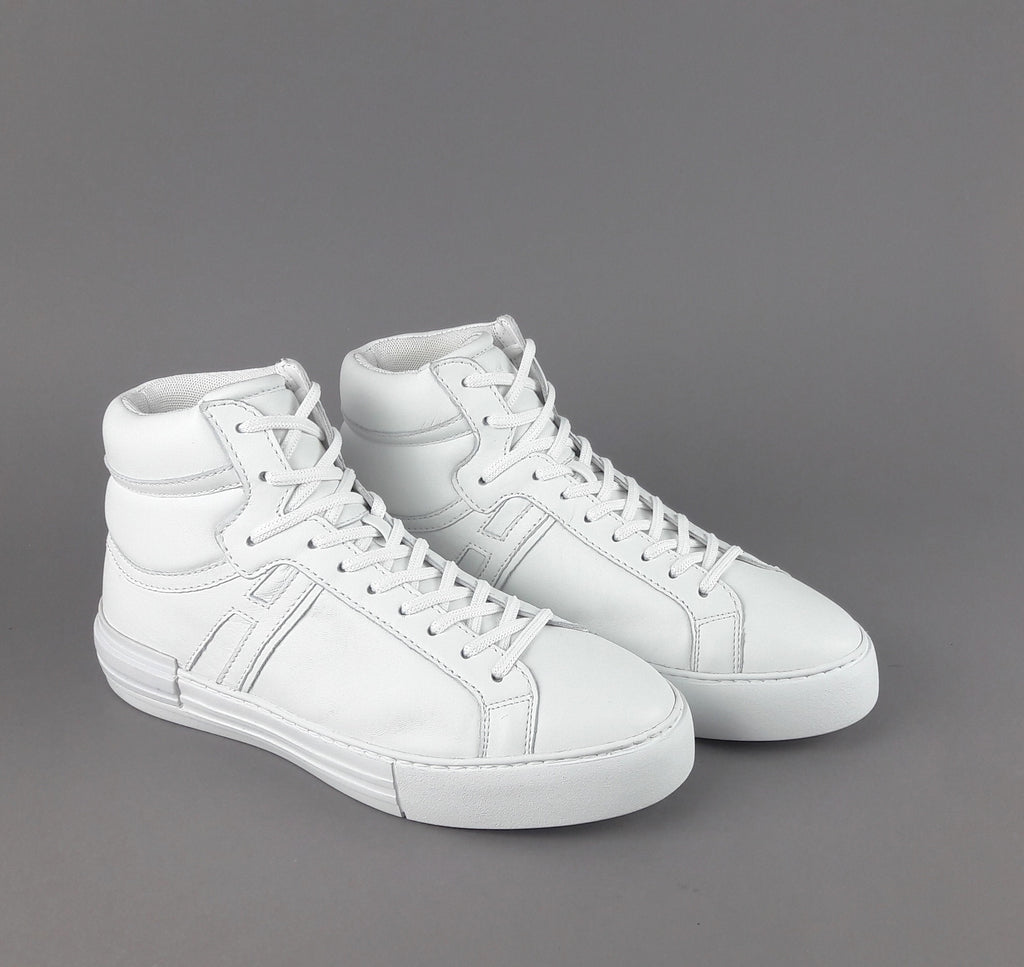 Hogan Hi-Top Rebel Uomo Pelle Nappa Bianco H Lunga