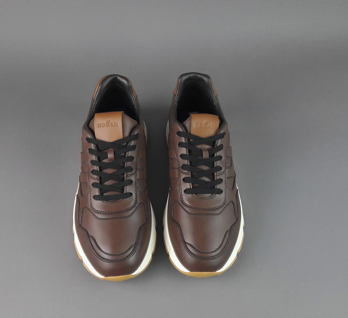 Hogan Hyperlight H563 Uomo Pelle Marrone