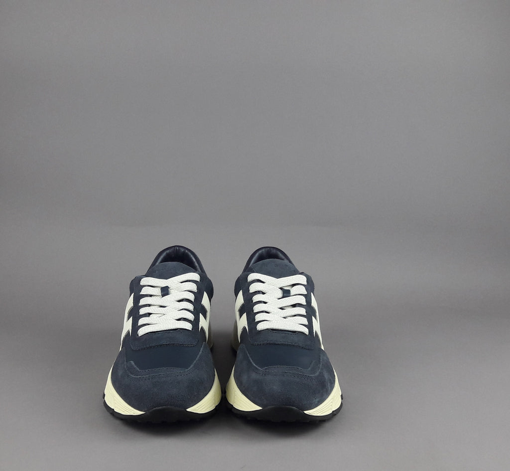 Hogan Hyperlight Uomo Camoscio Pelle Blu Scuro