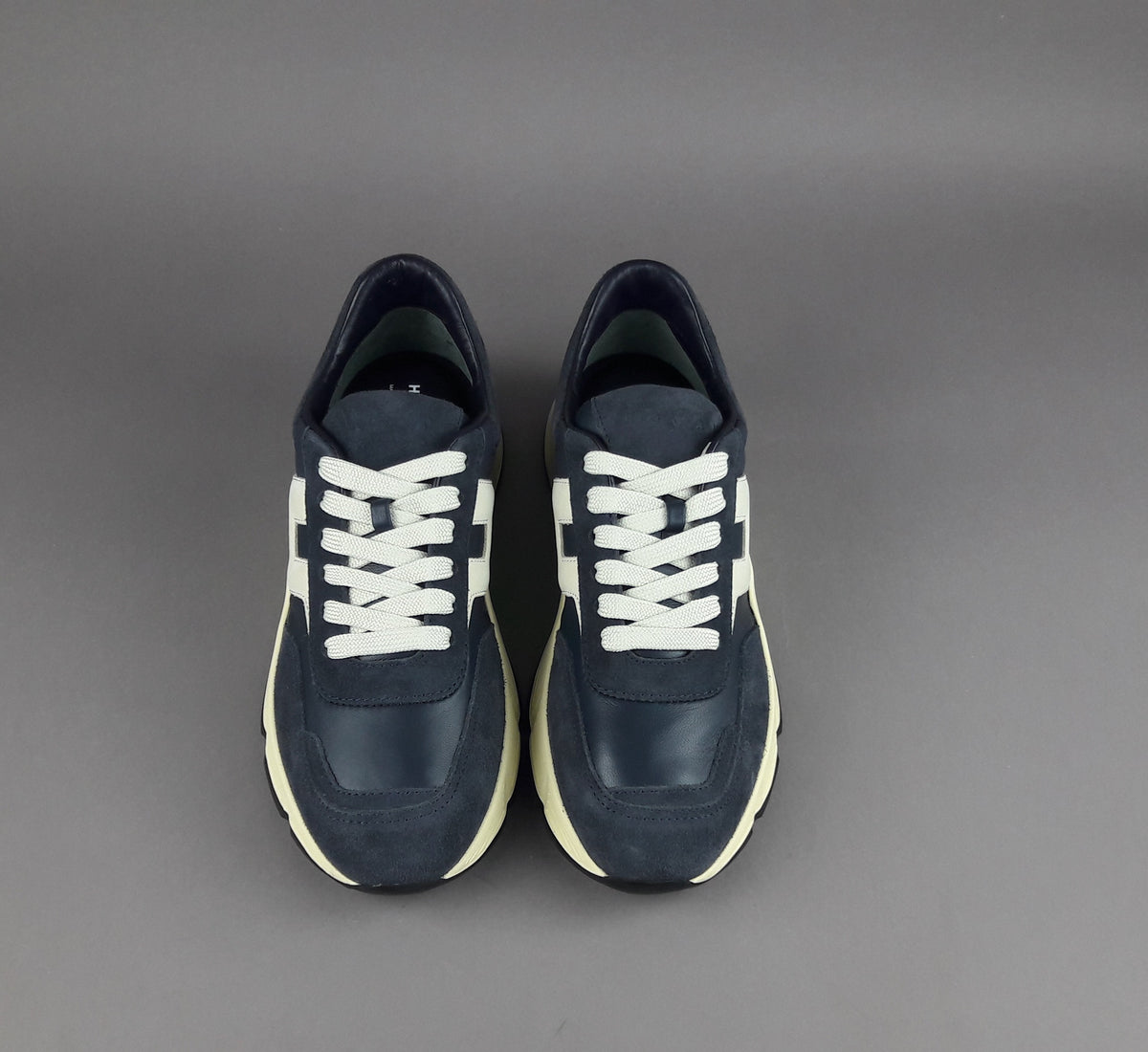Hogan Hyperlight Uomo Camoscio Pelle Blu Scuro