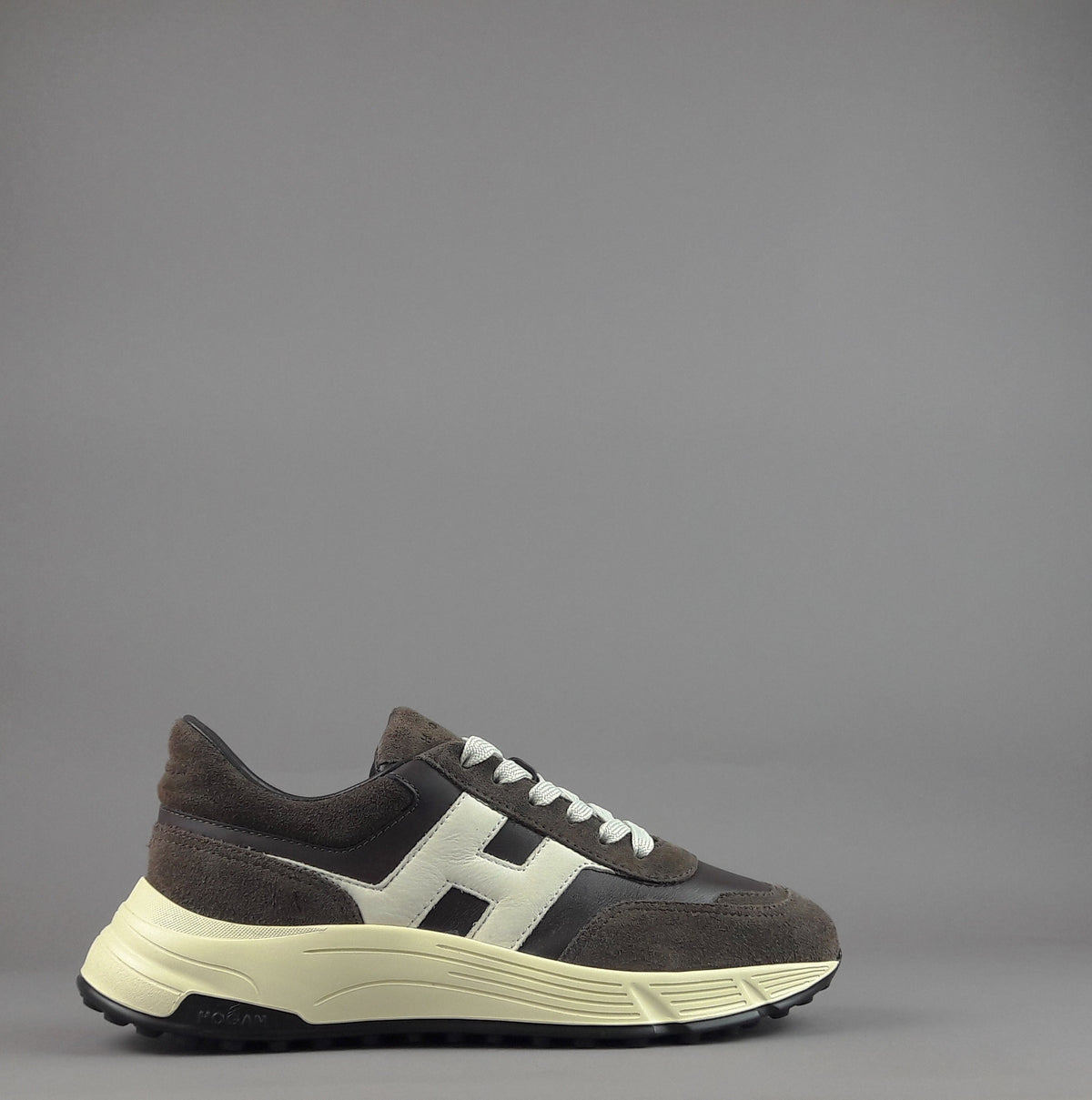 Hogan Hyperlight Uomo Camoscio Pelle Marrone