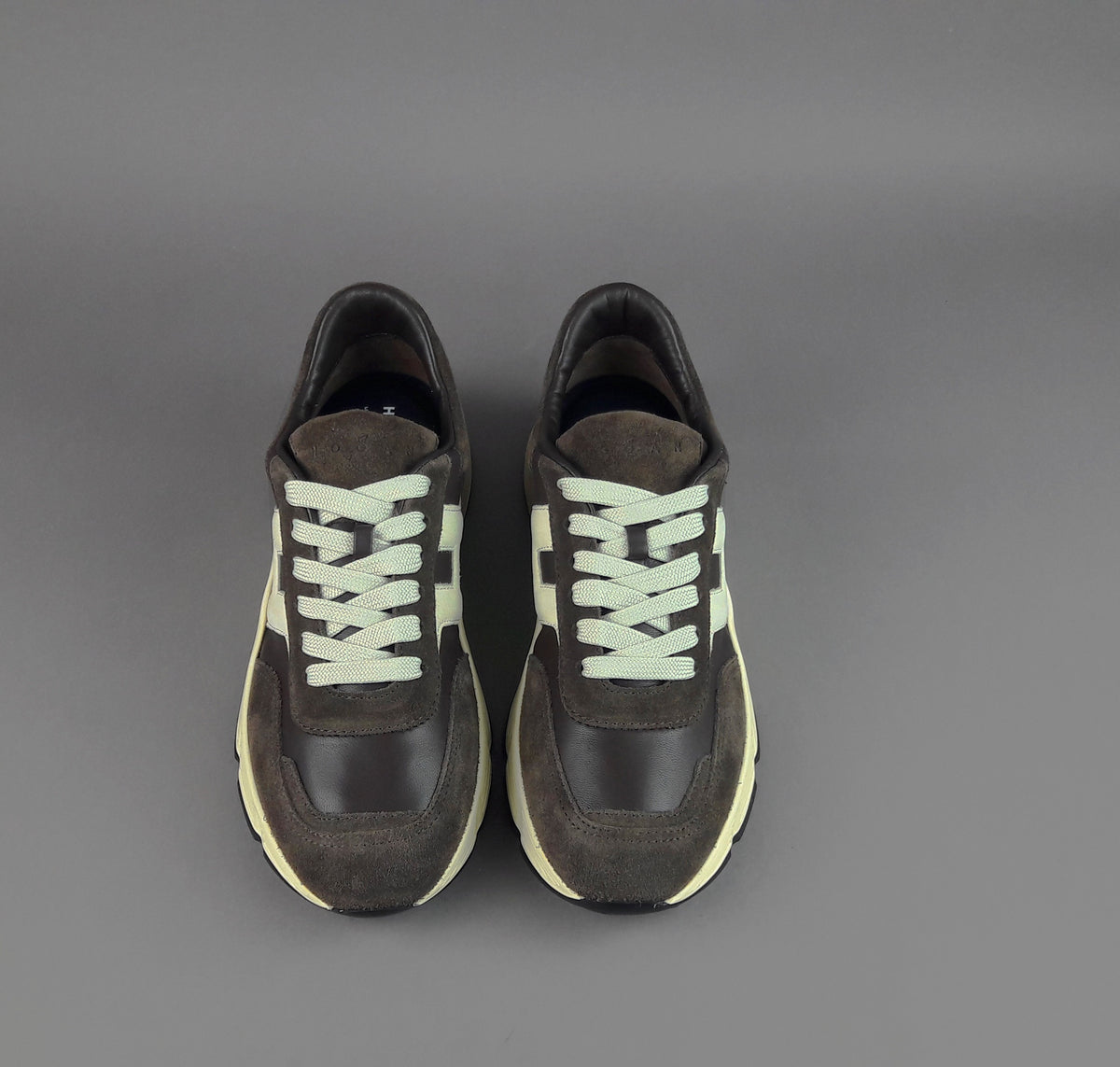 Hogan Hyperlight Uomo Camoscio Pelle Marrone