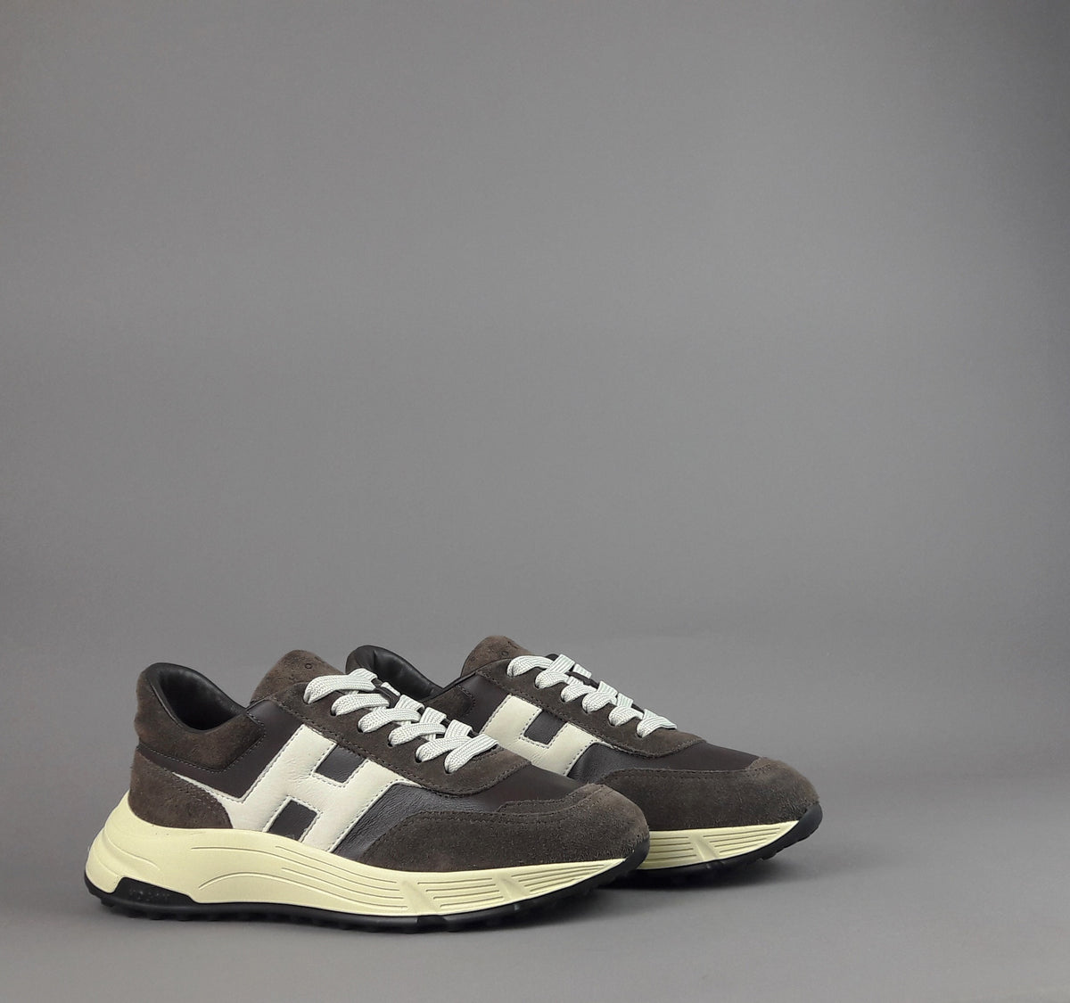 Hogan Hyperlight Uomo Camoscio Pelle Marrone