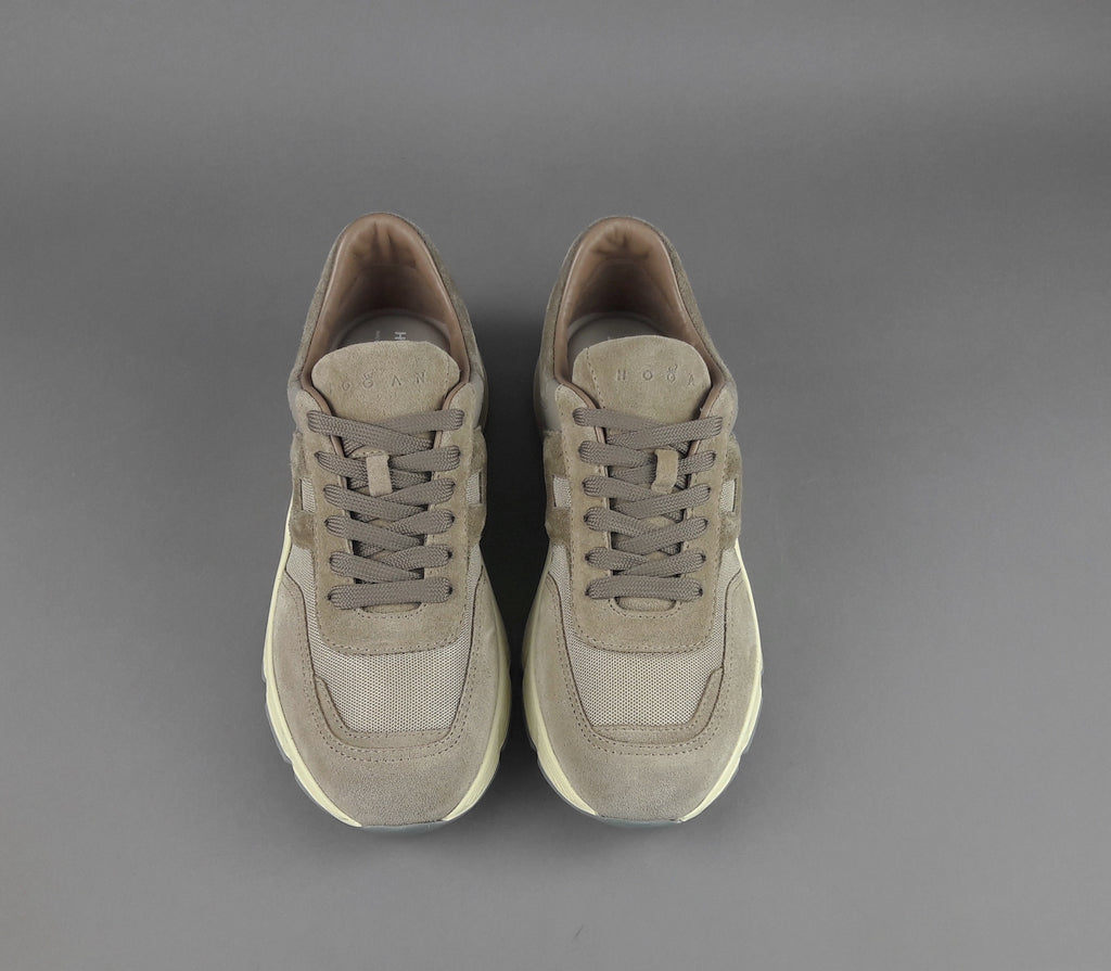 Hogan Hyperlight Uomo Camoscio Tela Beige